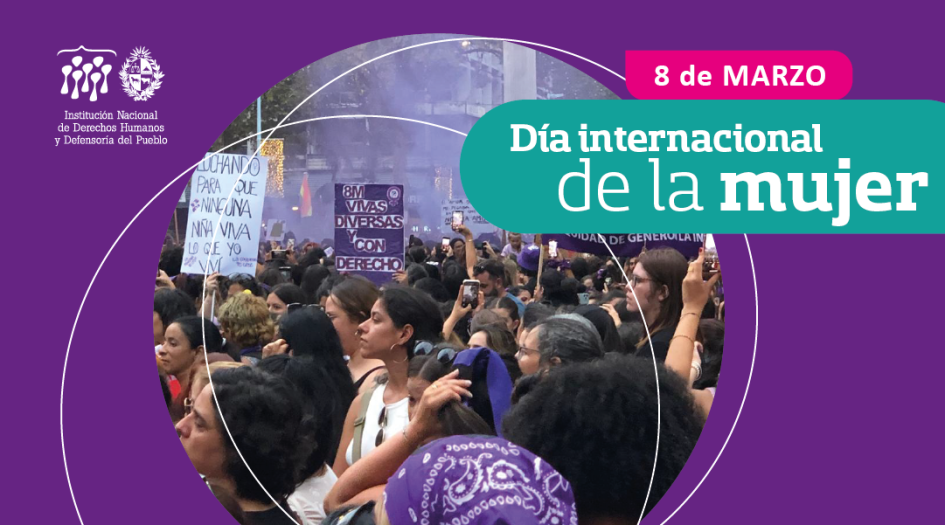 Flyer en conmemoración del Día Internacional de la Mujer