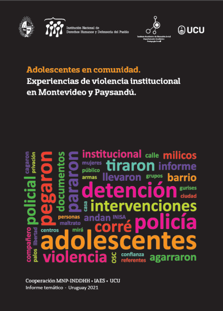Portada informe Adolescentes en comunidad