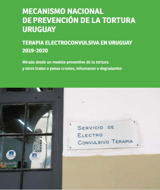 Tapa informe Terapia electroconvulsiva en Uruguay 2019-2020 Tapa informe Terapia electroconvulsiva en Uruguay 2019-2020