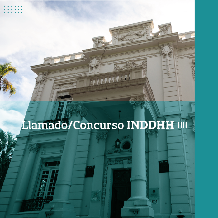 Flyer para los llamados institucionales