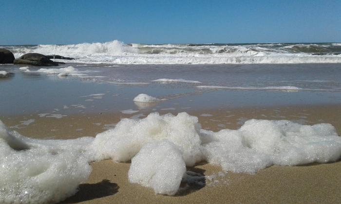 Imagen de mar Imagen de mar con espuma