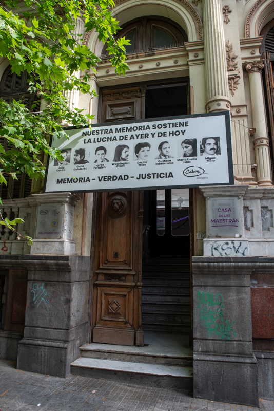 Fachada de la Casa de las Maestras. Fotografía: Pablo Nogueira, 2022.