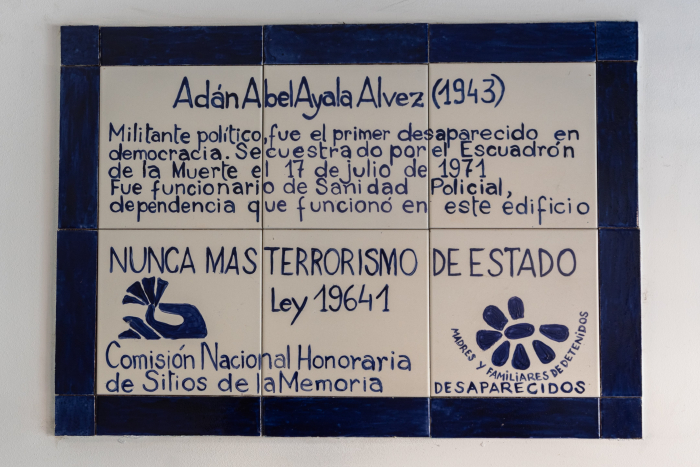 Sanidad policial en memoria de Abel Ayala. Fotografía: Martín Varela, 2025. Sanidad policial en memoria de Abel Ayala. Fotografía: Martín Varela, 2025.