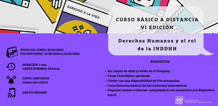 Afiche sobre el curso 