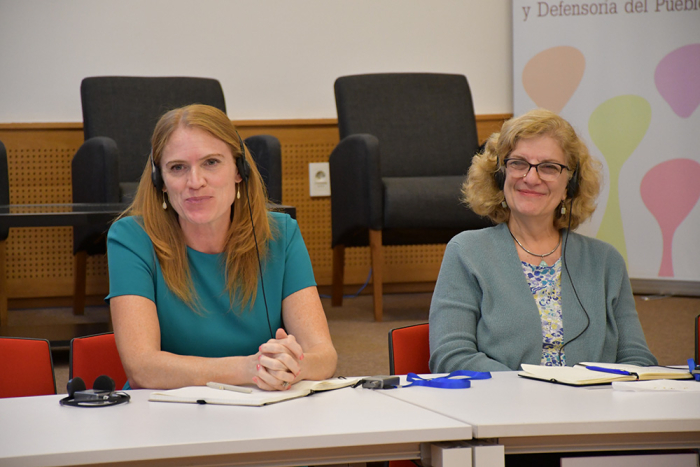 Michele Deitch y Alycia Welch Michele Deitch y Alycia Welch