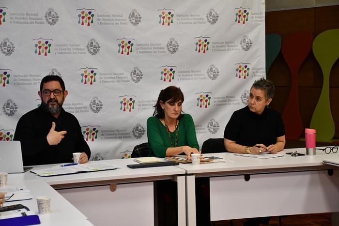 Analía Bettoni, coordinadora de proyectos de ICD; y Jimena Fernández, presidenta de la INDDHH