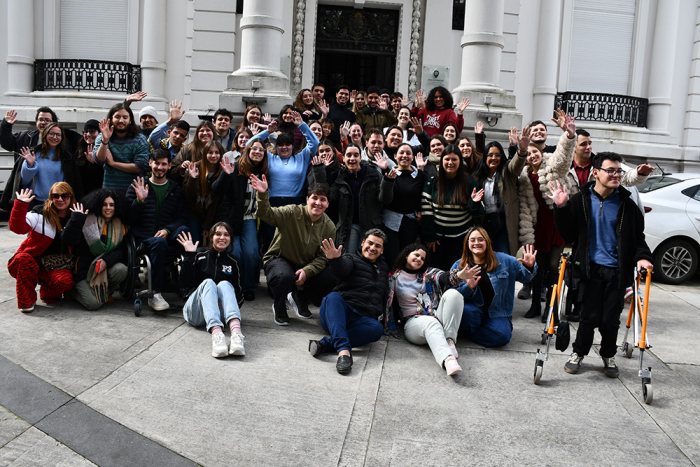 Participantes de la formación de jóvenes líderes en derechos humanos