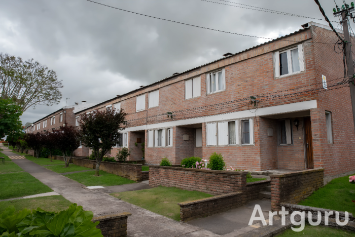 Frente de la viviendas en la Cooperativa UCOVITA