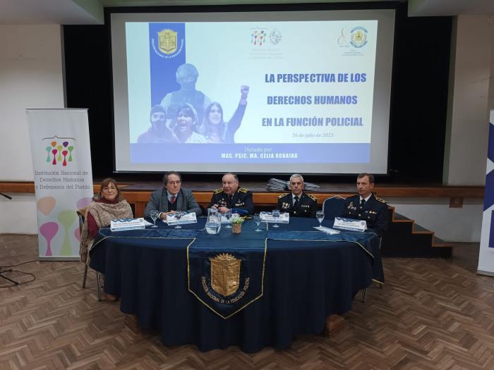 Presentación curso "La perspectiva de los DDHH en la función policial”