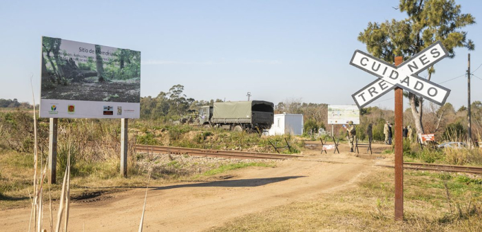 Camino de ingreso al batallón de Infantería número 14