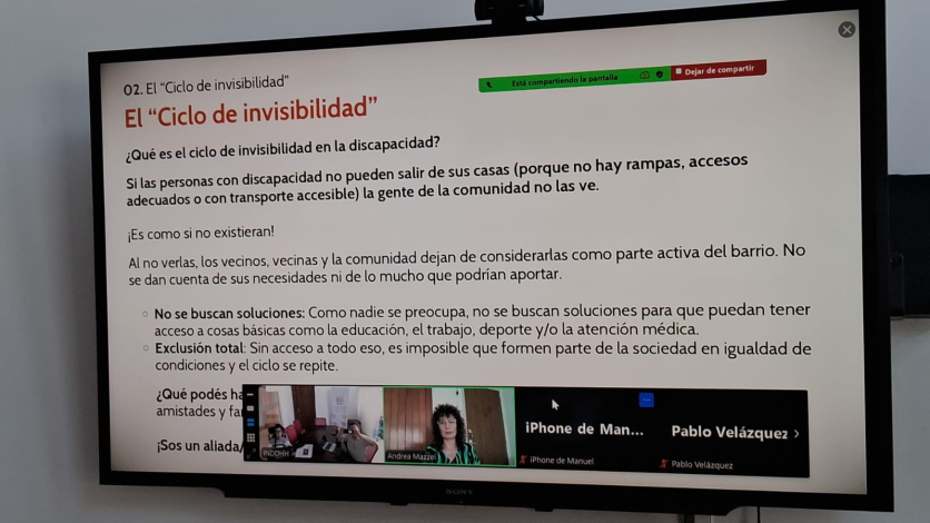 Formación de jóvenes líderes en derechos humanos y discapacidad Formación de jóvenes líderes en derechos humanos y discapacidad