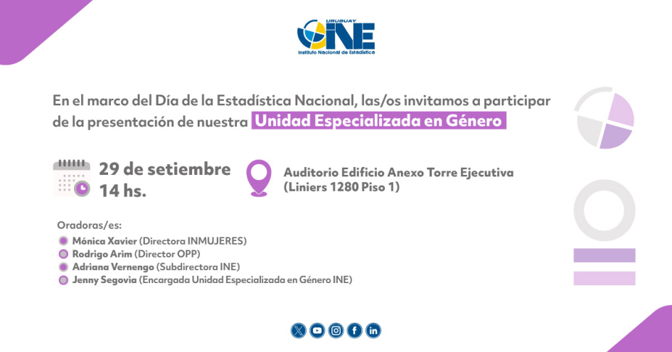 Invitación evento Unidad especializada en género