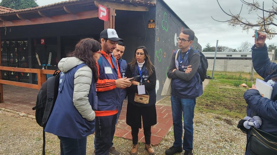 Visita de observación técnica al Censo 2023 observación en campo