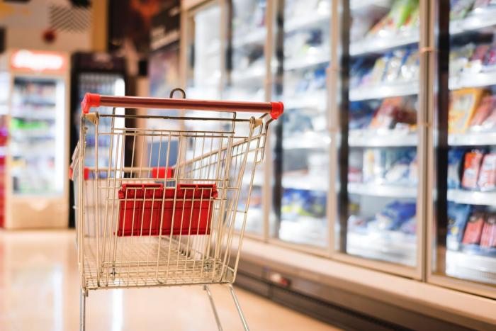 imágen carrito en supermercado