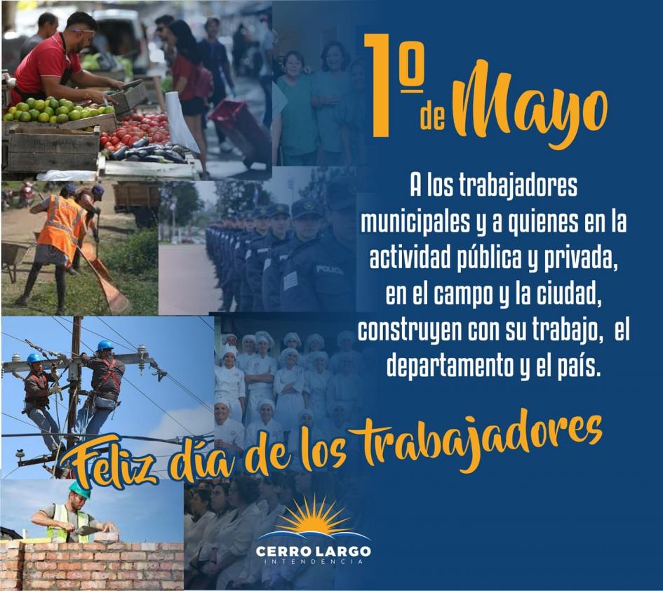FELIZ DIA DE LOS TRABAJADORES. FELIZ DIA DE LOS TRABAJADORES.