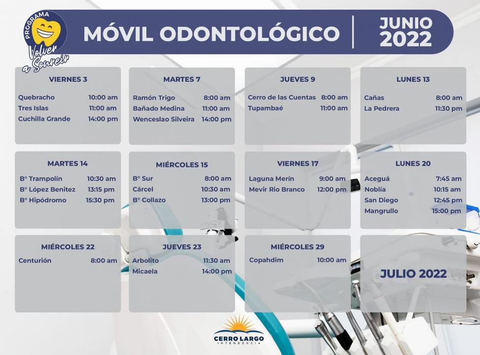 MÓVIL ODONTOLÓGICO MÓVIL ODONTOLÓGICO