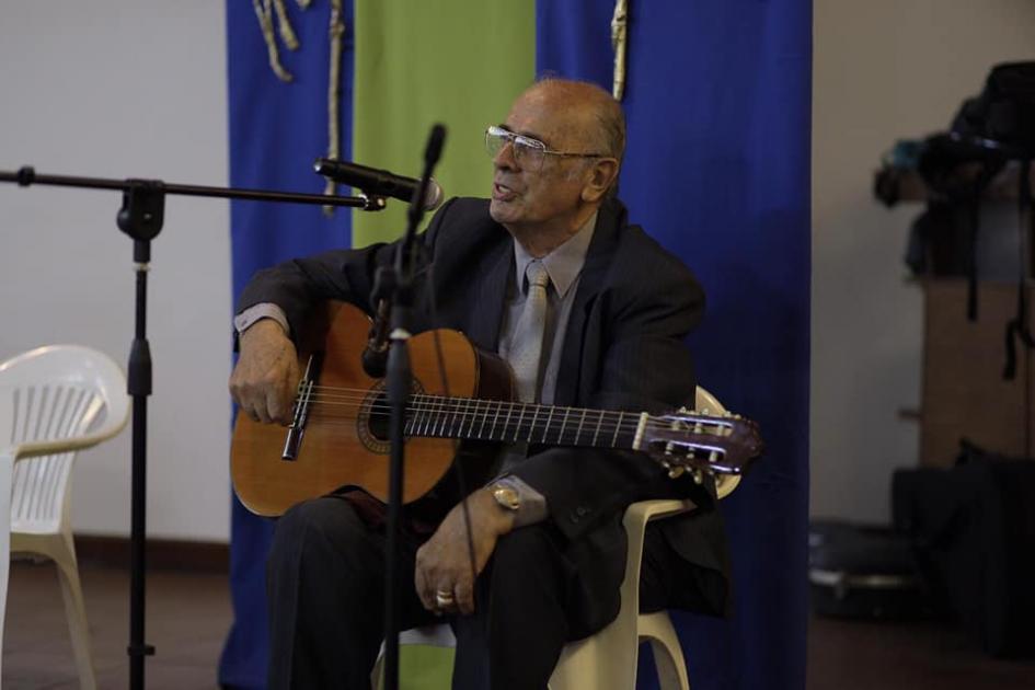 Músico Hilario Perez Amalia de la Vega