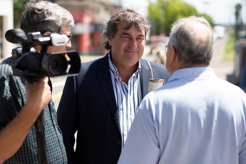 Diputado José Yurramendi Intendente de Cerro Largo Ec. Luis Sergio Botana