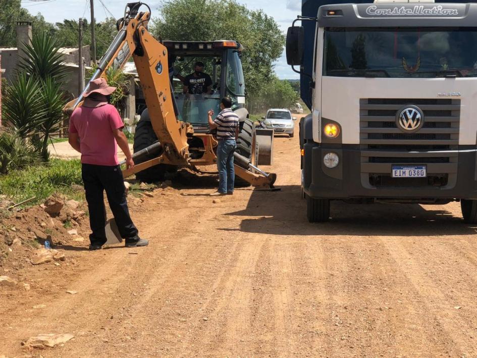 obras calle Cuneo