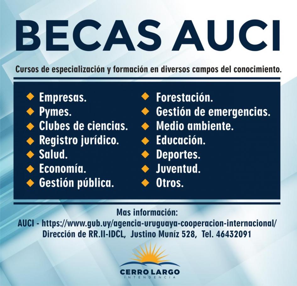 BECAS AUCI BECAS AUCI