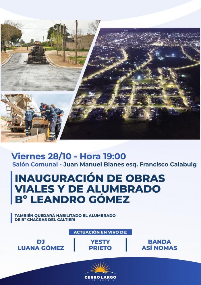 INAUGURACION DE OBRAS INAUGURACION DE OBRAS