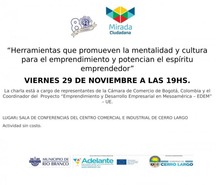 Invitación Taller Herramientas para emprendedores