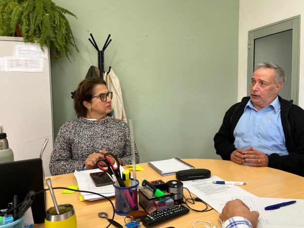 coordinación con DINAMIGE y distintas direcciones departamentales