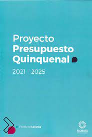 Carátula presupuesto quinquenal