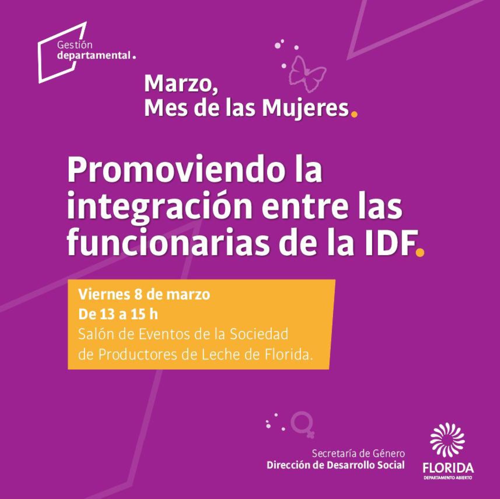 Actividades por el Mes de la Mujer | IDF