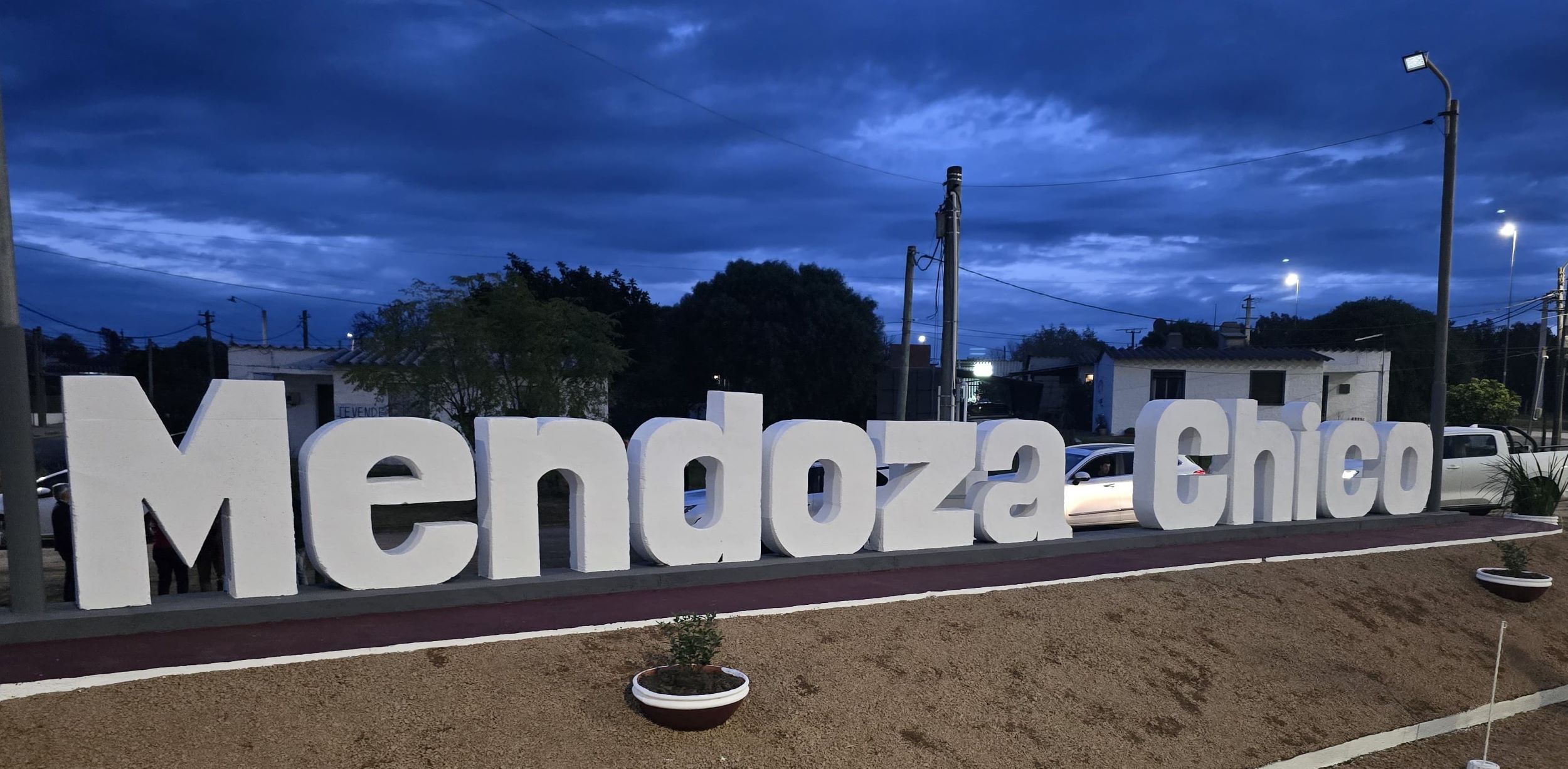 Llegaron las letras corpóreas a la localidad de San Gabriel, Mendoza y ...