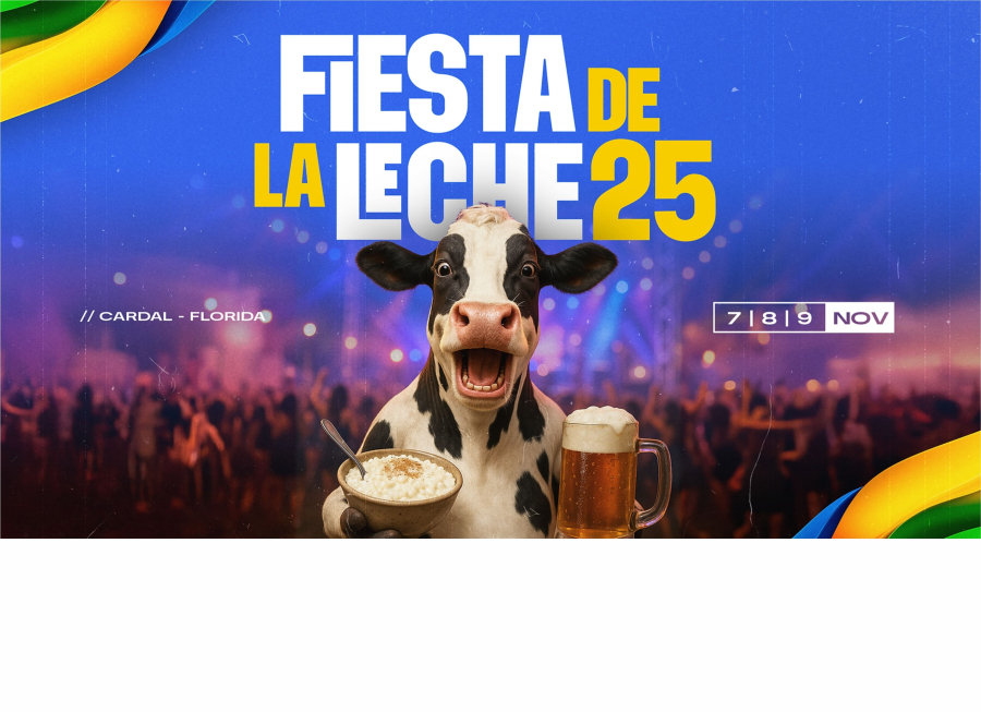 "Una vaca con cara feliz con un mate en una de sus manos y una jarra de cerveza en la otra"