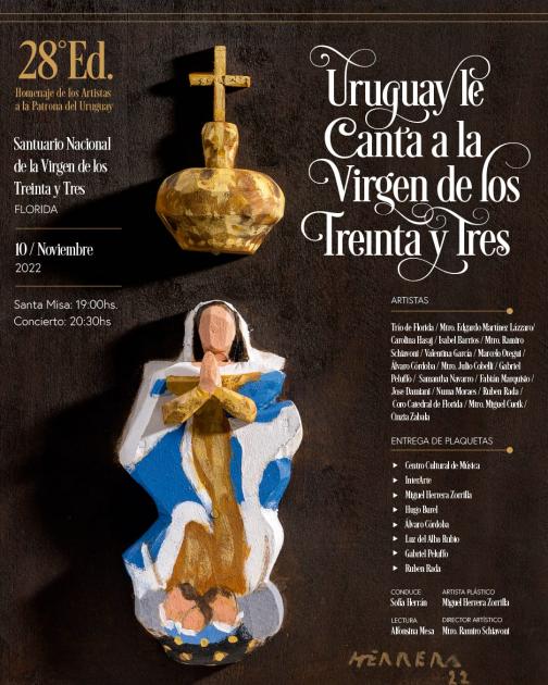 Afiche - Uruguay Le Canta a La Virgen de los Treinta y Tres
