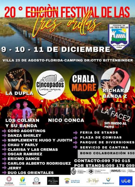 Afiche - Festival de las 3 Orillas