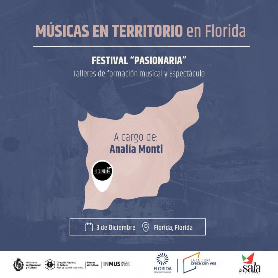 afiche - Festival "Pasionaria"