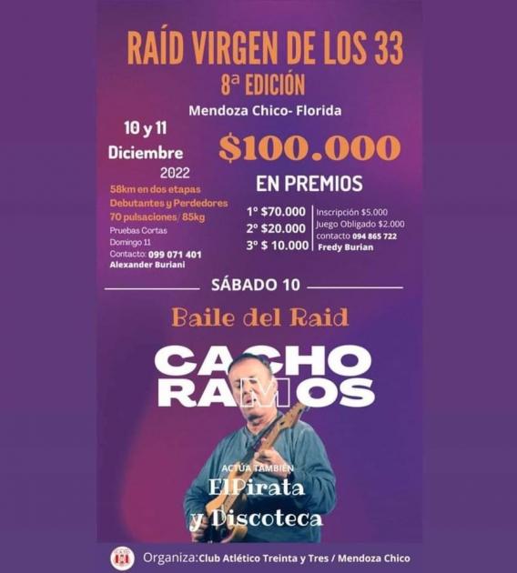 Afiche - Raid Virgen de los 33