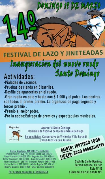 Afiche - Festival Lazo y Jineteadas