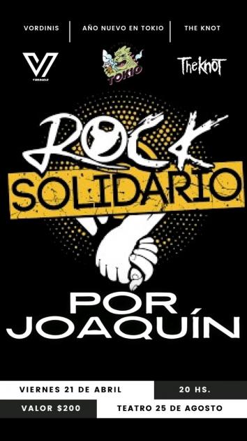 Afiche - Rock Solidario por Joaquín