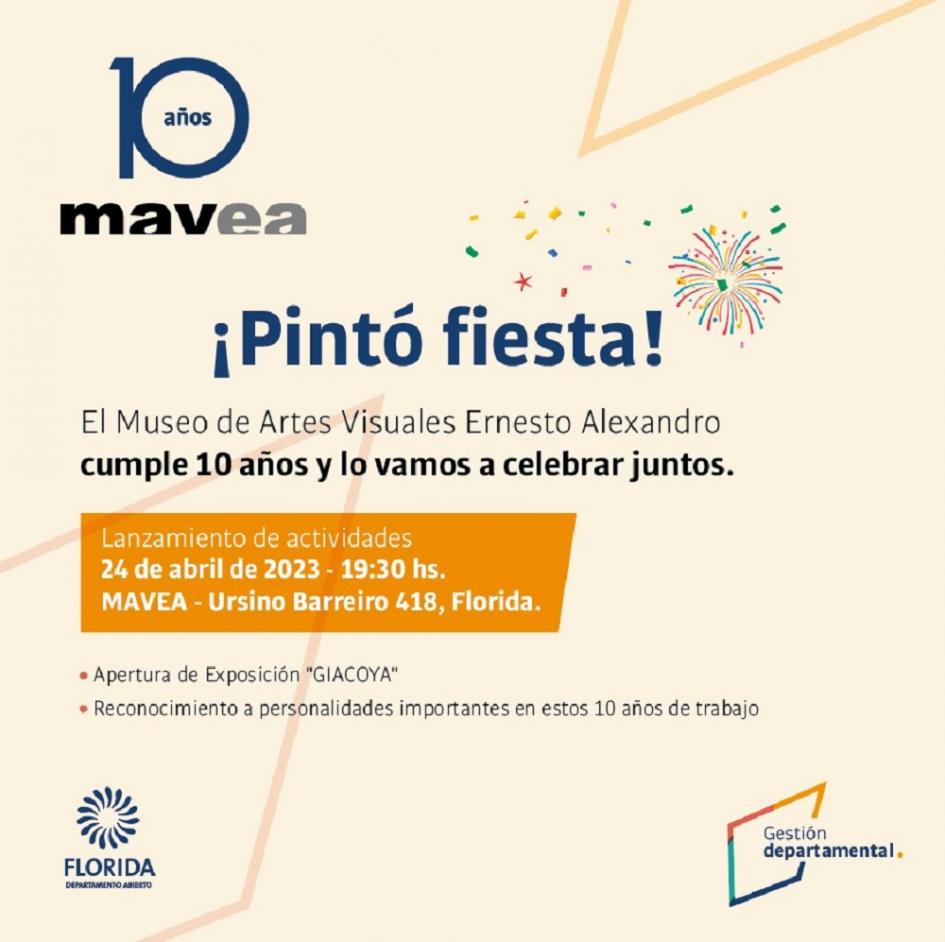 ¡Pintó fiesta! - 10 años del Museo de Artes Visuales Ernesto Alexandro