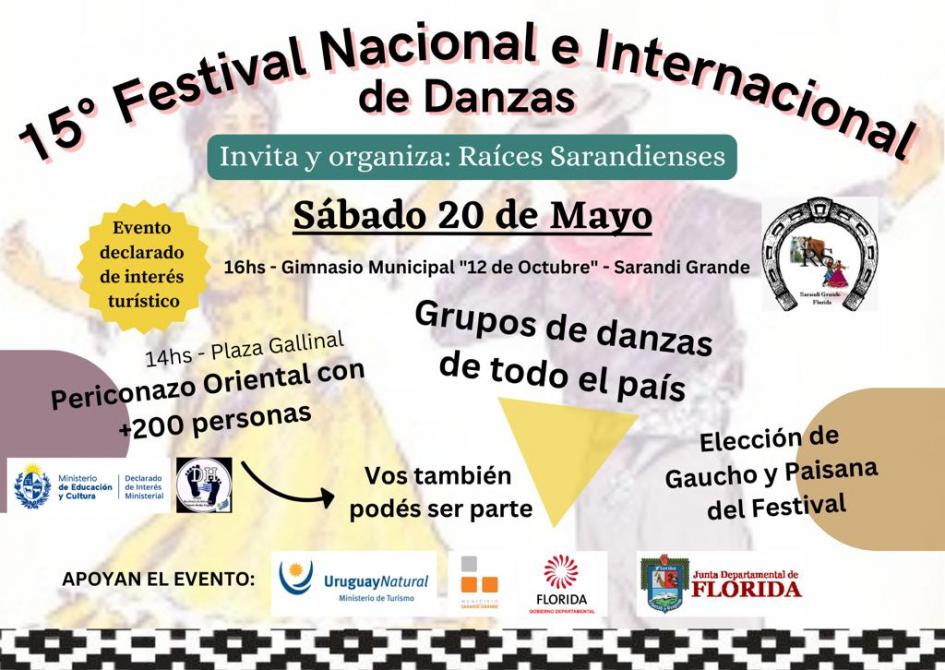 Afiche - Festival Internacional de Danzas