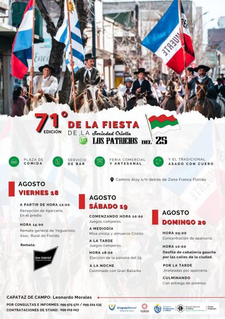 71° edición de la Fiesta de Los Patricios del 25