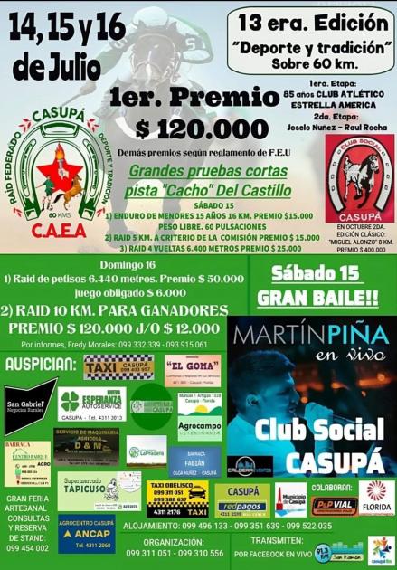 13ª edición Raid Hípico “Casupá, Deporte y Tradición”