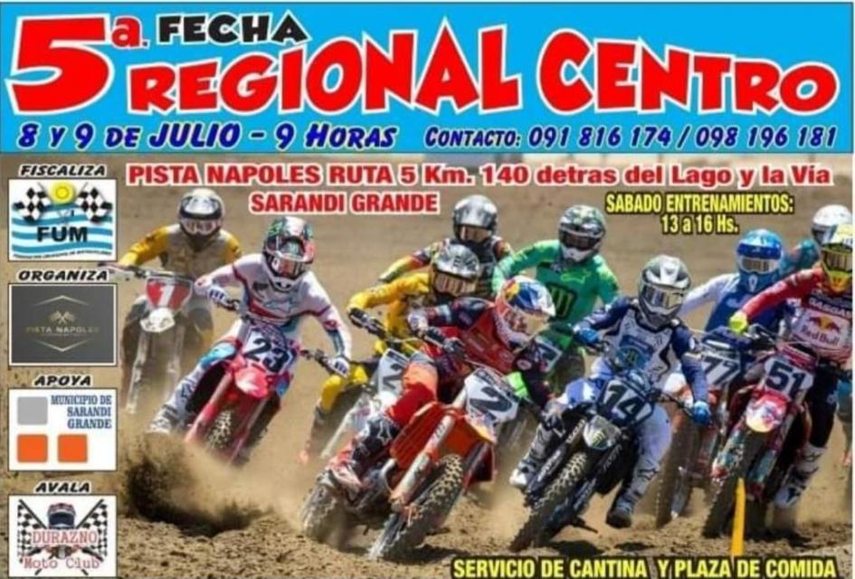 5ta fecha del Campeonato Regional Centro de la Federación Uruguaya de Motociclismo
