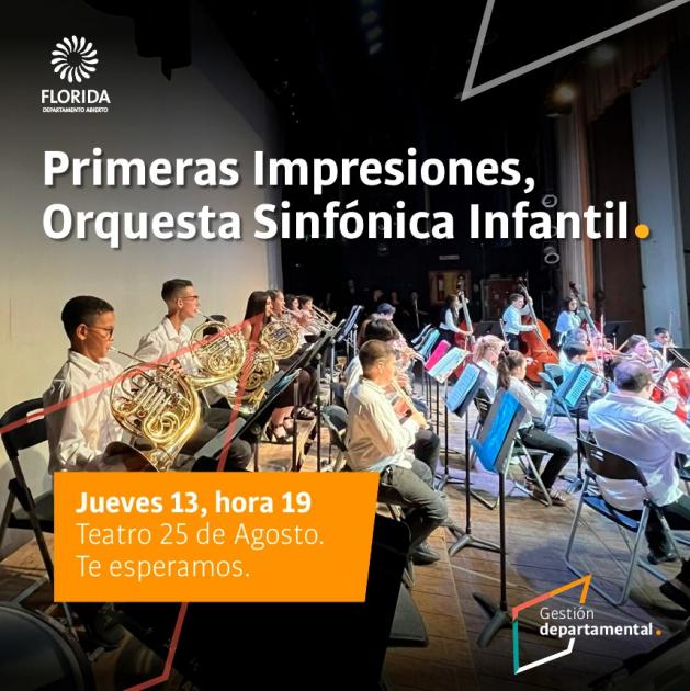 Concierto “Primeras Impresiones” a cargo de la Orquesta Infantil de Florida.