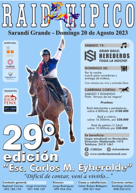 29° edición del Raid Hípico “Esc. Carlos Eyheralde”