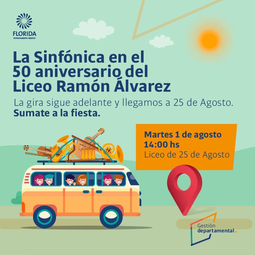 Concierto de la Orquesta Sinfónica Infantil de Florida 50º aniversario del Liceo Ramón Manuel Álvare