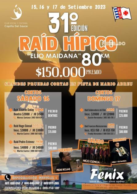 31° edición del Raid Hípico Elio Maidana
