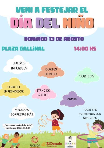 Festejos del Día del Niño en Sarandí Grande