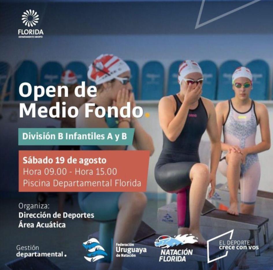 Open de Medio Fondo - Infantiles División B Federación Uruguaya de Natación
