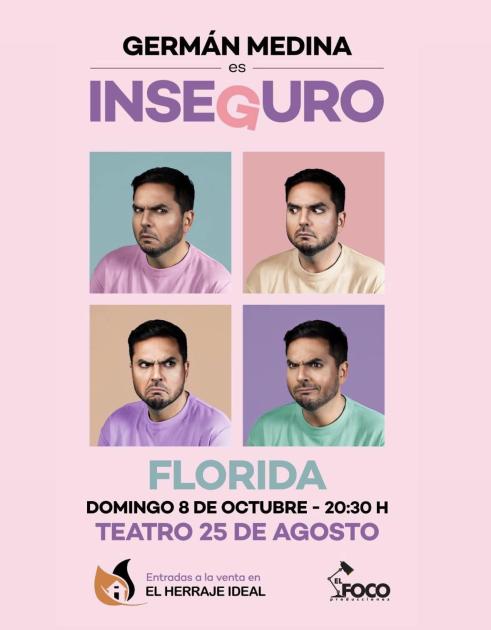 Germán Medina presenta "Inseguro"