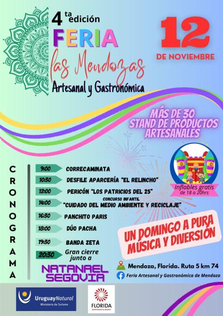 Feria artesanal y gastronómica de las Mendozas